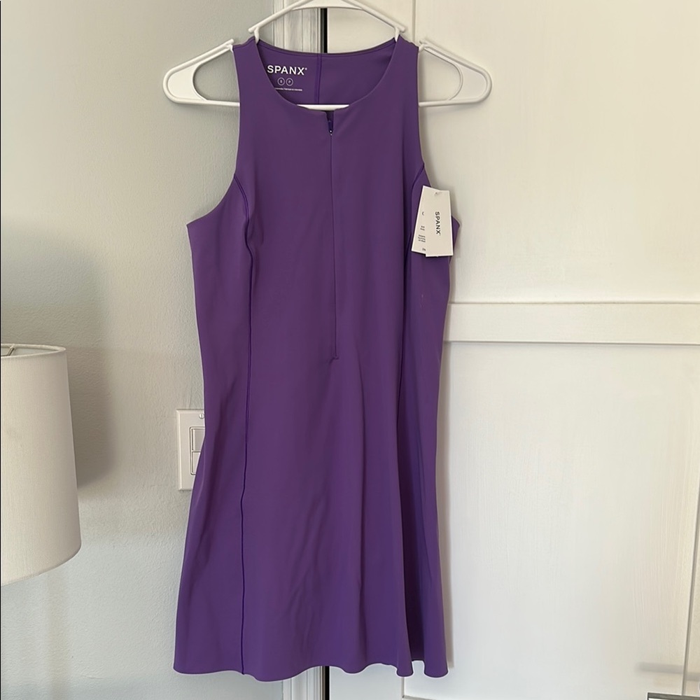 SPANX Sleeveless Mini Dress in Purple